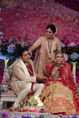 Akash Ambani and Shloka Mehta Wedding Reception - 34 of 43