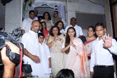 Bollywood Celebrities at Prayer Meeting of Ram Mukherjee - 25 of 74
