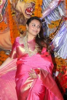 Bollywood Celebrities Attend Durga Pooja - 12 of 41