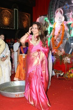 Bollywood Celebrities Attend Durga Pooja - 18 of 41