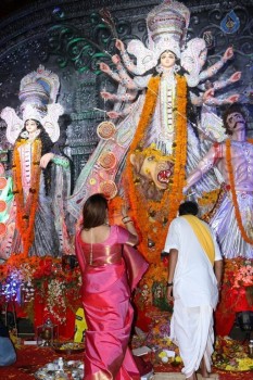 Bollywood Celebrities Attend Durga Pooja - 23 of 41