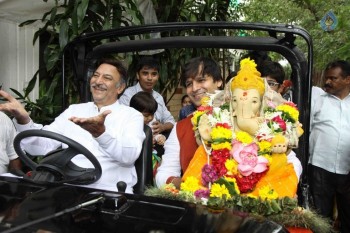 Bollywood Stars at Ganpati Visarjan Event - 12 of 31