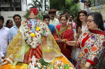 Bollywood Stars at Ganpati Visarjan Event - 17 of 31