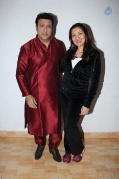 Govinda Snapped with Daughter Tina Ahuja - 1 of 18