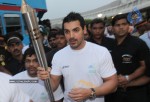 John Abraham,Maria Polyzou At Marathon Flame Run - 25 of 25