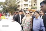Paris Hilton at Siddhivinayak Temple n Ashray NGO - 46 of 66