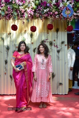 Rice Ceremony And Shower Of Bappi Lahiri Grandson Krishh Lahiri - 18 of 20