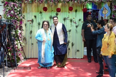 Rice Ceremony And Shower Of Bappi Lahiri Grandson Krishh Lahiri - 19 of 20