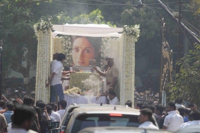 Sridevi Last Journey From Celebration Sports Club - 2 of 4