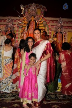 Sushmita Sen at Durga Aarti - 3 of 21