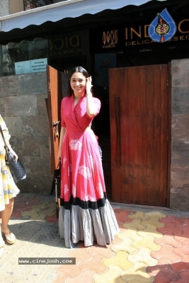 Tamannaah Bhatia Spotted At Indigo In Bandra - 5 of 6