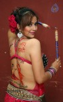Tanisha Singh Hot Back Painting Photo Shoot - 16 of 31