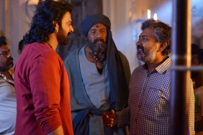 Bahubali 2 Working Stills 