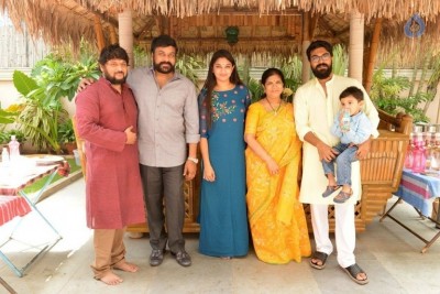 Chiranjeevi Uyyalawada Narasimha Reddy Movie Launch Photos