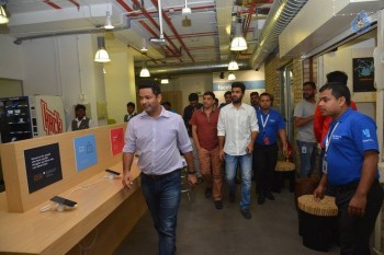 Dil Raju and Sharwanand at Facebook Office