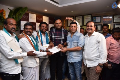 Dil Raju And Vamshi Paidipally At Ulavacharu Restaurant Event