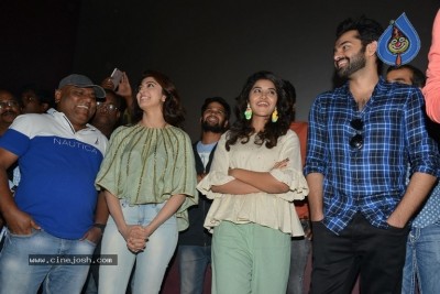 Hello Guru Prema Kosame Team At Kakinada Padma Priya Theater