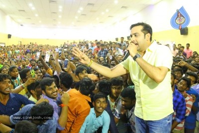 Idi Naa Love Story Promotions At Guduru Narayana College