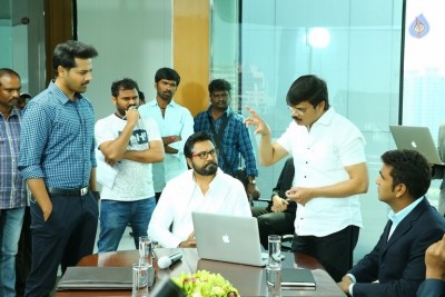 Jaya Janaki Nayaka Movie Working Photos