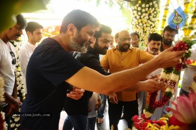 Jr NTR and Trivikram Srinivas Movie Opening Photos
