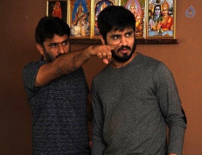Keshava Movie Working Stills and Poster