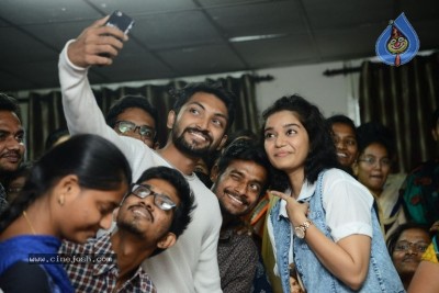 London Babulu Movie Team Visits Engineering Colleges