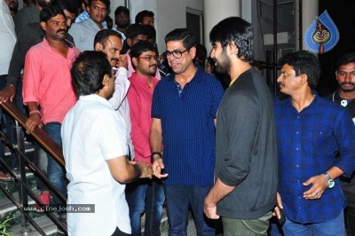 Mega Star Chiranjeevi Watching Vijetha Movie
