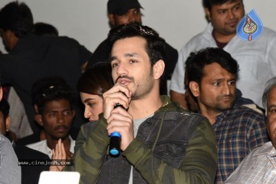 Mr Majnu Movie Team At Ashoka Theatre Rajahmundry