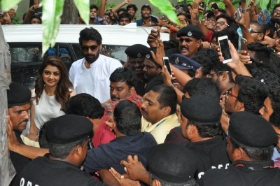 Nene Raju Nene Mantri Movie Team at KL University