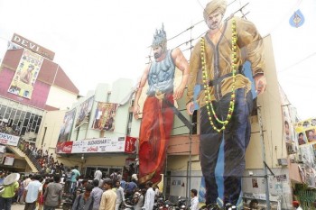 Prabhas Watches Baahubali at Sudarshan 35MM