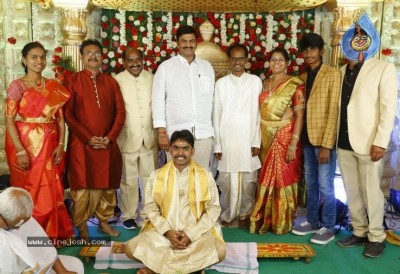 Producer Rama Satyanarayana Grand Daughter Tanuja Marriage Photos