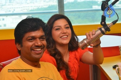 Raja The Great Team at Radio Mirchi