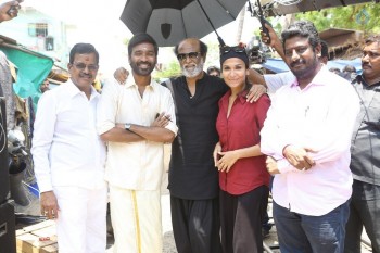 Rajinikanth Surprise visit to VIP 2 Last Day Shoot