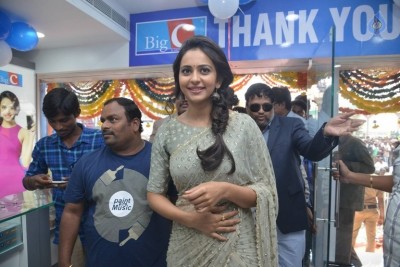 Rakul Launches BIG C Show Room at Kurnool