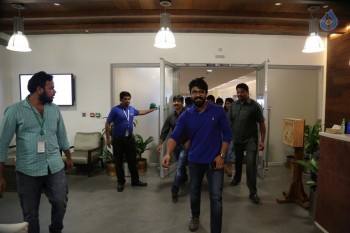 Ram Charan at Hyderabad Facebook Office