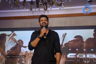 Saaho Press Meet at Bangalore