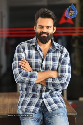 Sai Dharam Tej Interview Photos