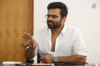 Sai Dharam Tej Interview Photos