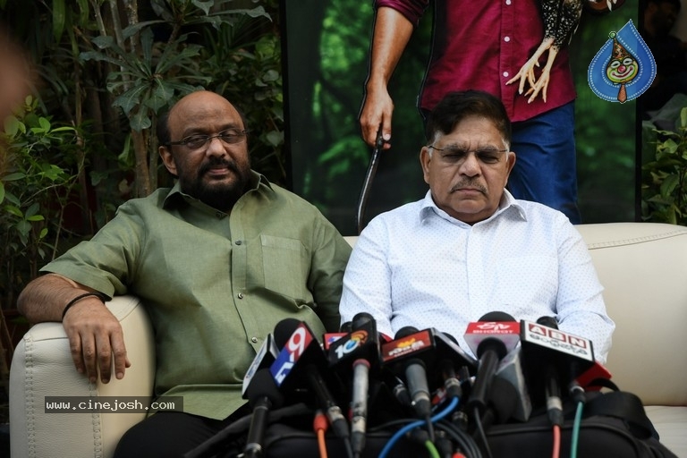 Allu Aravind and S. Radha Krishna Press Meet - 14 / 20 photos