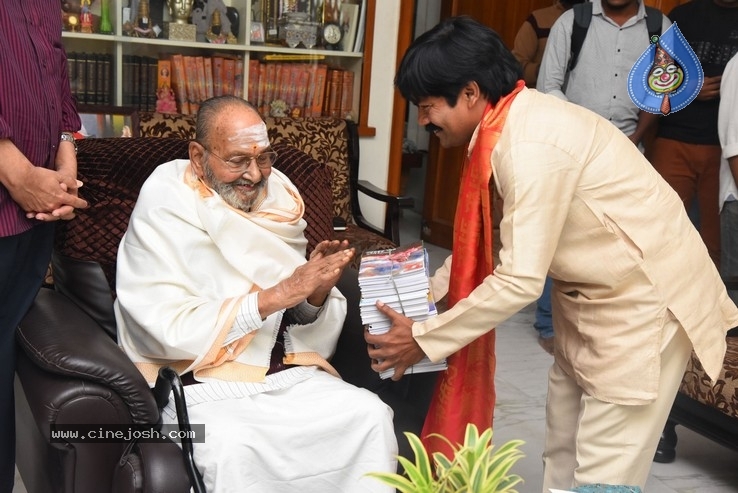 Amma Nanna Guruvu Shathaka Padyarchana Poster launched by K.Viswanath - 3 / 21 photos