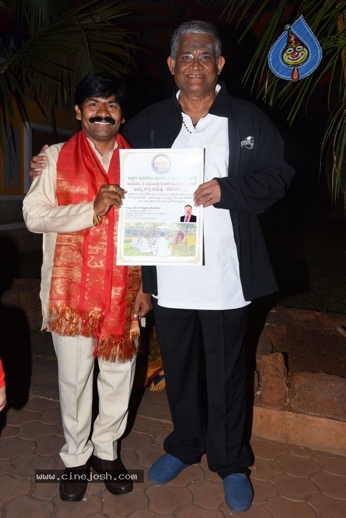 Amma Nanna Guruvu Shathaka Padyarchana Poster launched by K.Viswanath - 7 / 21 photos