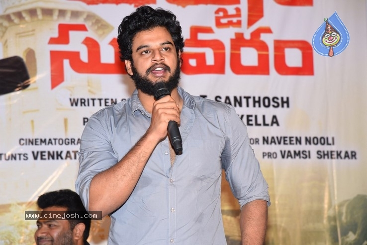 Arjun Suravaram  Success Meet - 34 / 40 photos