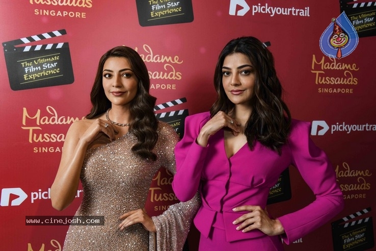 Kajal Aggarwal Wax Statue Launch Photos - 7 / 18 photos