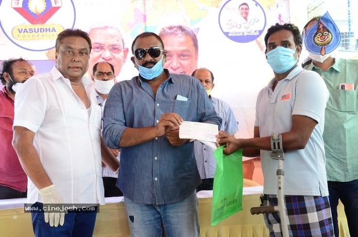 Manam Saitham Cheque Distribution - 2 / 4 photos