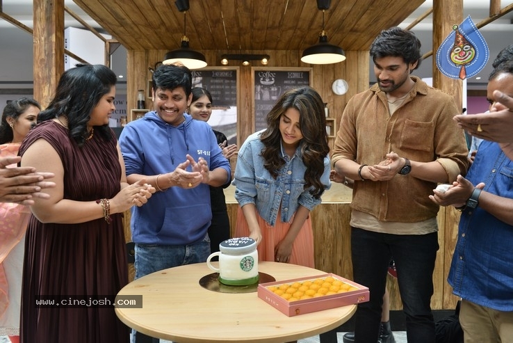 Nabha Natesh Birthday Celebrations on the Sets of BSS8 - 5 / 21 photos