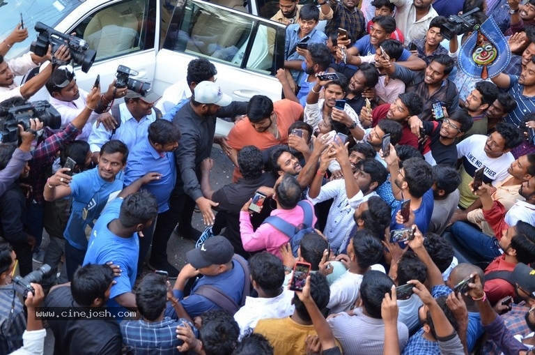 Power Star Pawan Kalyan Fans Hungama at Dil Raju office - 9 / 34 photos