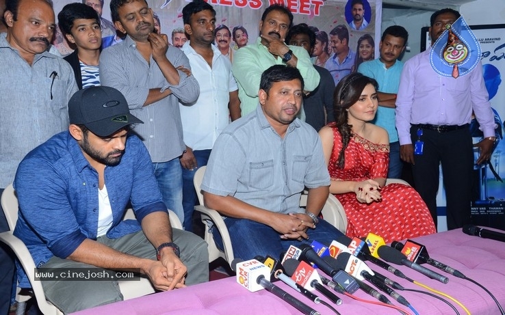 Pratiroju Pandaga Movie Team At  Vijayawada Photos - 7 / 37 photos