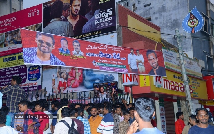 Pratiroju Pandaga Movie Team At  Vijayawada Photos - 24 / 37 photos