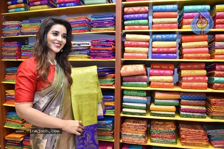 Priyanka Jawalkar inaugurated Kanchipuram GRT Silks at Dilsukhnagar - 3 / 15 photos