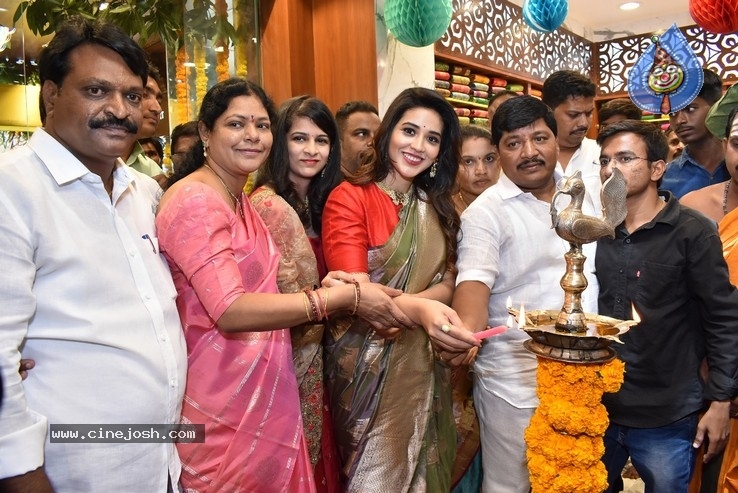 Priyanka Jawalkar inaugurated Kanchipuram GRT Silks at Dilsukhnagar - 11 / 15 photos